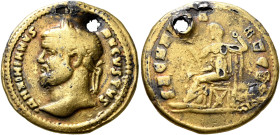 UNCERTAIN GERMANIC TRIBES, Aurum Barbarorum. Late 3rd-early 4th centuries. 'Aureus' (Subargentum, 21 mm, 5.45 g, 12 h), 'Tetrarchic Securitas Group A'...