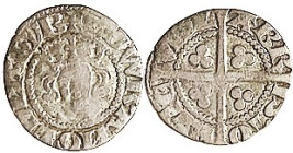 Edward I, Penny, S1416, Bristol, AF, sl uneven with right side of face (Ed's left!) weak, sl small but most of lettering present, good metal with blui...