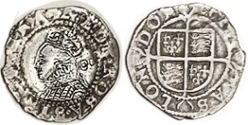Elizabeth I, 1558-1603, Ar Half Groat, mm 2 (1602), S2586, F-VF, centered on sl irregular flan, obv lgnd crude, portrait well detailed; good metal wit...