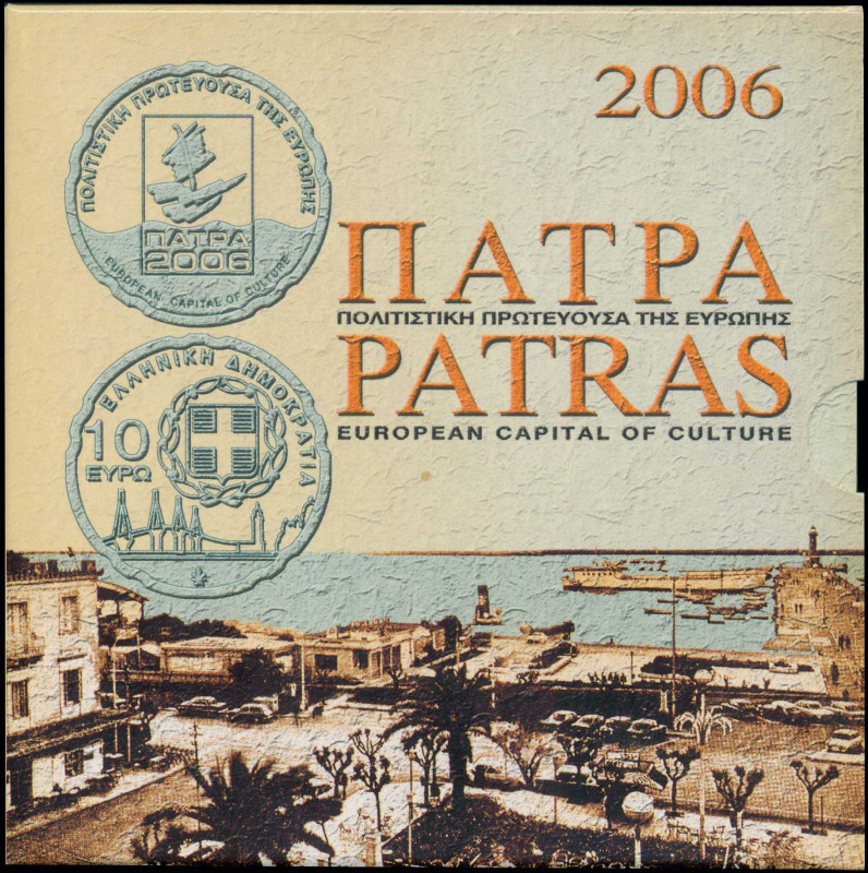 GREECE: Euro coin set (2006) composed of 1, 2, 5, 10, 20 & 50 Cent and 1 & 2 Eur...