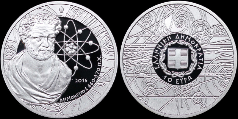 GREECE: 10 Euro (2016) in silver (0,925) commemorating the Greek Culture / Philo...