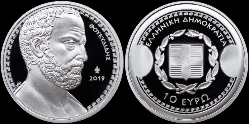 GREECE: 10 Euro (2019) in silver (0,925) commemorating the Greek Culture / Histo...
