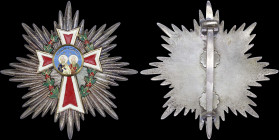 GREECE: Order of Saint Peter & Paul. Star of Grand Cross set. Greek Orthodox Patriarchate of Antioch & All the East. Small fault on pin. Extremely Fin...