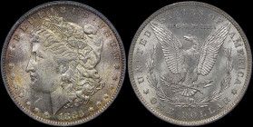 USA: 1 Dollar (1883 O) in silver (0,900). Head of Liberty facing left and legend "E.PLURIBUS.UNUM" on obverse. American eagle and legend "UNITED STATE...