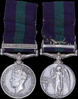 GREAT BRITAIN: General Service Medal / S.E.ASIA 1945-46. It was awarded for operations in Java, Sumatra and French Indo-China. With full original ribb...