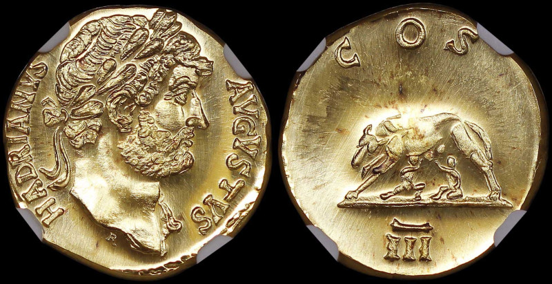 ROMANIA: Medal in gold (0,999) commemorating the Dacia Romanization 1900th Anniv...