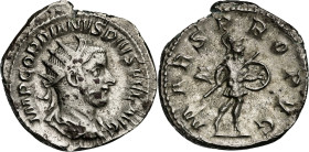 (243-244 d.C.). Gordiano III. Antoniniano. (Spink 8623) (S. 155) (RIC. 145). Leves incrustaciones en anverso. 5,40 g. (MBC+).