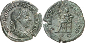 (242-243 d.C.). Gordiano III. Sestercio. (Spink 8732) (Co. 262) (RIC. 303a). 19,22 g. EBC-.