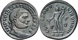 (300-301 d.C.). Diocleciano. Antioquía. Follis. (Spink 12797) (Co. 101) (RIC. 54a). 10,34 g. EBC-.