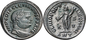 (300-301 d.C.). Diocleciano. Antioquía. Follis. (Spink 12797) (Co. 101) (RIC. 54a). 10,63 g. EBC+.