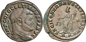 (302-303 d.C.). Diocleciano. Roma. Follis. (Spink 12814) (Co. 434) (RIC. 105a). 9,80 g. MBC+.