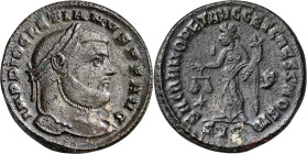 (301-302 d.C.). Diocleciano. Siscia. Follis. (Spink 12824) (Co. 435) (RIC. 134a). 10,25 g. MBC+.