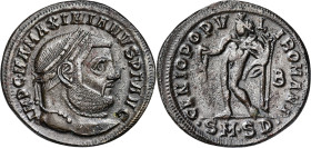 (303/4-305 d.C.). Maximiano Hércules. Sérdica. Follis. (Spink 13261) (Co. 184) (RIC. 3b). 7,44 g. EBC-/MBC+.