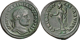 (297-299 d.C.). Galerio Maximiano. Cyzicus. Follis. (Spink 14342) (Co. 39) (RIC. 11b). 10,16 g. MBC/MBC+.