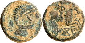 Titiacos (Tricio). As. (FAB. 2394) (ACIP. 1897). 8,27 g. MBC-.