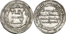 Emirato Independiente. AH 160. Abderrahman I. Al Andalus. Dirhem. (V. 58) (Fro. 1). 2,69 g. EBC-.