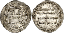 Emirato Independiente. AH 187. Al-Hakem I. Al Andalus. Dirhem. (V. 85) (Fro. 1). Ex Áureo 27/10/2005, nº 2073. 2,80 g. EBC.