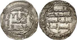 Emirato Independiente. AH 189. Al-Hakem I. Al Andalus. Dirhem. (V. 87) (Fro. 1). Ex Áureo 27/10/2005, nº 2074. 2,72 g. EBC-.