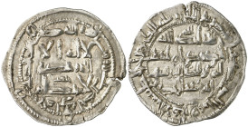 Emirato Independiente. AH 211. Abderrahman II. Al Andalus. Dirhem. (V. 134) (Fro. 3). Ex Áureo & Calicó 30/09/2015, nº 577. Muy escasa. 2,68 g. EBC-....