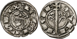 Jaume I (1213-1276). València. Diner. (Cru.V.S. 316) (Cru.C.G. 2130). Segunda emisión. 0,86 g. MBC.