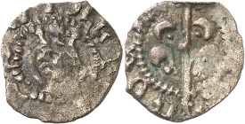 Alfons IV (1416-1458). Perpinyà. Óbol. (Cru.V.S. 831) (Cru.C.G. 2878). Ex Áureo 02/06/2004, nº 2414. Escasa. 0,34 g. MBC-.