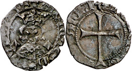 Alfons IV (1416-1458). Mallorca. Diner. (Cru.V.S. 857) (Cru.C.G. 2903). Escasa. 0,56 g. MBC.