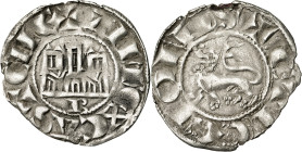 Alfonso X (1252-1284). Burgos. Dinero prieto. (AB. 248, como pepión). Cospel algo faltado. 0,88 g. MBC.