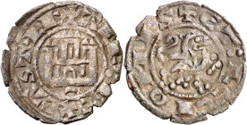 Alfonso X (1252-1284). Taller indeterminado. Dinero prieto. (AB. 277.1, como maravedí prieto) (M.M. A10:2.5). Ex Áureo 01/03/2000, nº 3223. 0,89 g. MB...