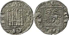 Alfonso X (1252-1284). Cuenca. Pugesa. (AB. 283, como óbolo). 0,46 g. MBC+.