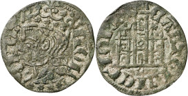 Alfonso XI (1312-1350). León. Cornado. (AB. 338.1). 0,87 g. MBC-.
