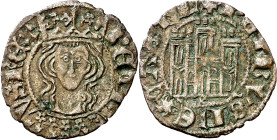 Pedro I (1350-1368). Burgos. Cornado. (AB. 396). Leve defecto de cospel. Escasa. 0,65 g. MBC+.
