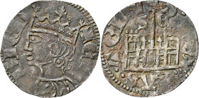 Enrique II (1368-1379). Segovia. Cornado. (AB. 483). 0,75 g. MBC.