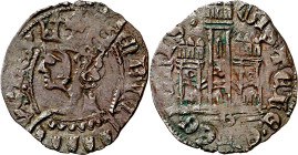 Enrique II (1368-1379). Burgos. Cornado. (AB. 486.1). 1,34 g. MBC.