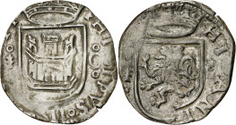 s/d (1566-1572). Felipe II. Cuenca. 1 cuartillo. (AC. 79). Escasa. 2,69 g. MBC-.