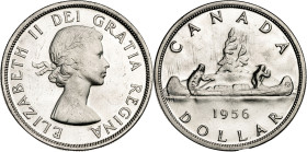 Canadá. 1956. Isabel II. 1 dólar. (KM. 54). AG. 23,21 g. EBC+.