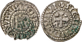 Francia. Condado de Maine. Herbert I (1015-1036). Dinero anónimo. (P. d'A. 1546 var). Las dos N de CENOMANNIS nexadas. Cospel ligeramente faltado. AG....