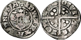 Gran Bretaña. (1279-1307). Eduardo I. Londres. 1 penique. (Spink 1411). 1,17 g. MBC-/MBC.