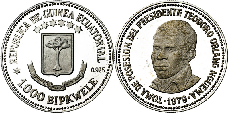 Guinea Ecuatorial. 1979. Banco Central de Guinea Ecuatorial. 1000 bipkwele. (KM....