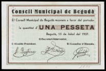 Begudà. 1 peseta. (T. 401). EBC-.