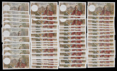 Francia. 1965 a 1973. Banco de Francia. 10 francos. Voltaire. 77 billetes, con distintas fechas. Algunos correlativos. A examinar. MBC+/EBC+.