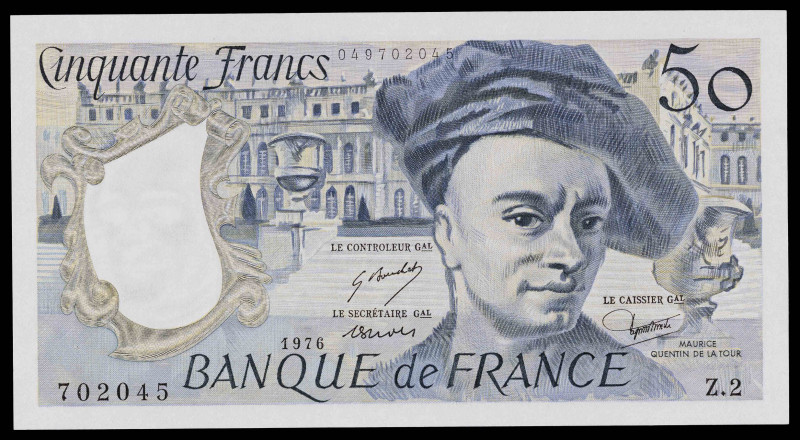 Francia. 1976. Banco de Francia. 50 francos. (Pick 152a). Maurice Quentin de la ...