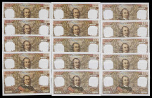Francia. 1964 a 1978. Banco de Francia. 100 francos. Pierre Corneille. 15 billetes con fechas distintas. A examinar. MBC+/EBC.