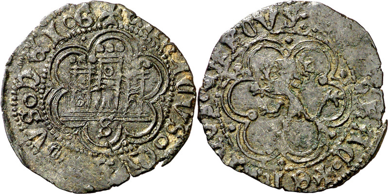 Enrique IV (1454-1474). Sevilla. Blanca. (Imperatrix E4:21.12 (50), mismo ejempl...
