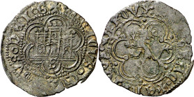 Enrique IV (1454-1474). Sevilla. Blanca. (Imperatrix E4:21.12 (50), mismo ejemplar) (AB. falta). Atractiva. 1,67 g. MBC.