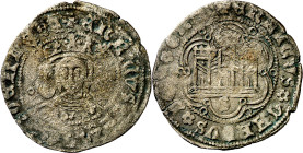 Enrique IV (1454-1474). Sevilla. Cuartillo. (Imperatrix E4:14.171, mismo ejemplar) (AB. 755.5 var). 3 g. MBC-.
