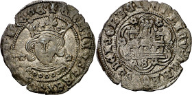 Enrique IV (1454-1474). Sevilla. Cuartillo. (Imperatrix E4:14.167, mismo ejemplar) (AB. 755.6 var) (V.Q. 6208, mismo ejemplar). Ex Áureo & Calicó 20/0...