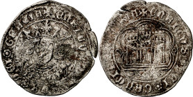 Enrique IV (1454-1474). Sevilla. Cuartillo. (Imperatrix E4:14.151) (AB. 755.8 var). 3,18 g. BC+.