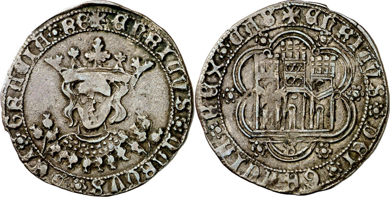 Enrique IV (1454-1474). Sevilla. Cuartillo. (Imperatrix E4:14.151, mismo ejempla...