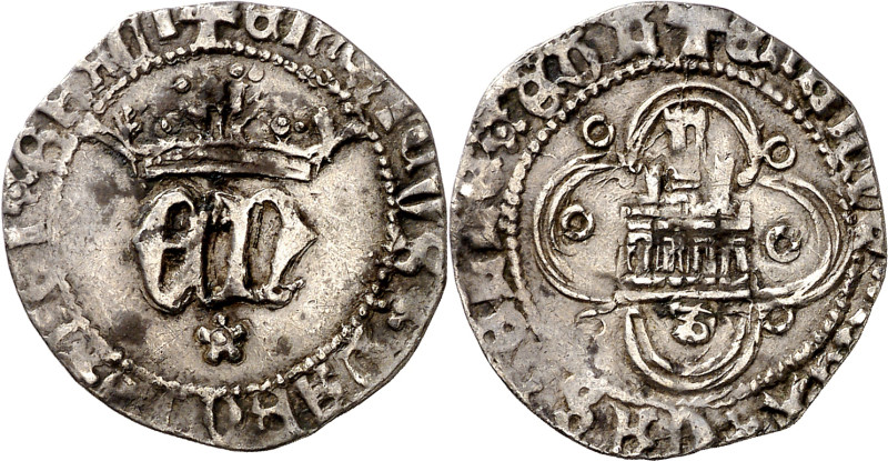 Enrique IV (1454-1474). Sevilla. Medio real. (Imperatrix E4:10.16, mismo ejempla...