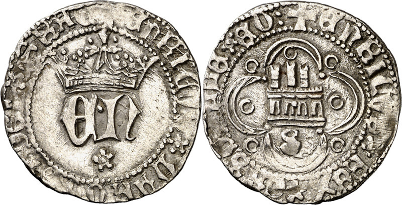 Enrique IV (1454-1474). Sevilla. Medio real. (Imperatrix E4:10.16, mismo ejempla...